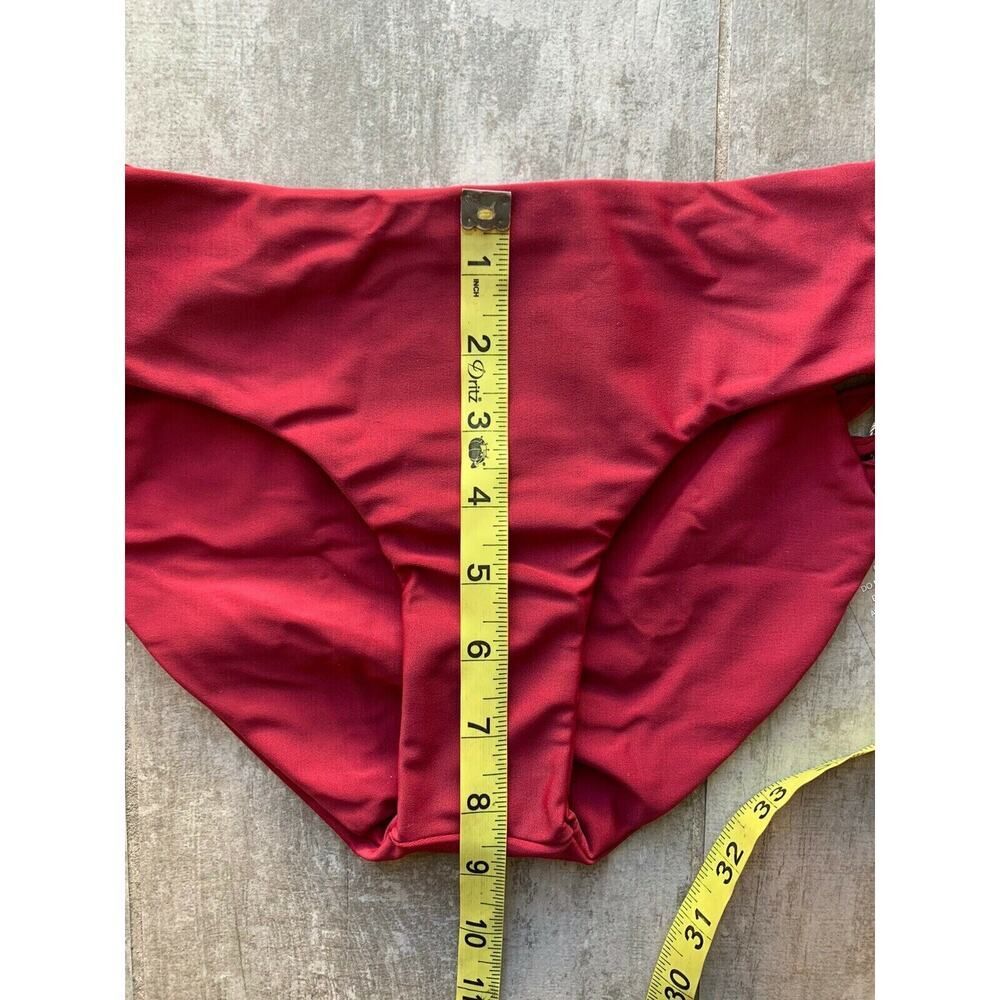 $112 MIKOH Barcelona Fuller Coverage Bikini Bottom NEW Macrame Sexy Strappy M - Picture 5 of 6